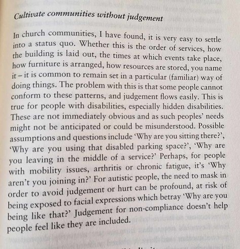 Chapter called 'Waking up to Ableism in Christian communities by Chrissie Thwaites from the book Young, woke and Christian